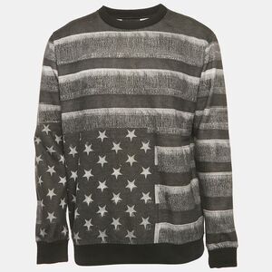 Givenchy Stars Print Cotton Crewneck Sweatshirt M